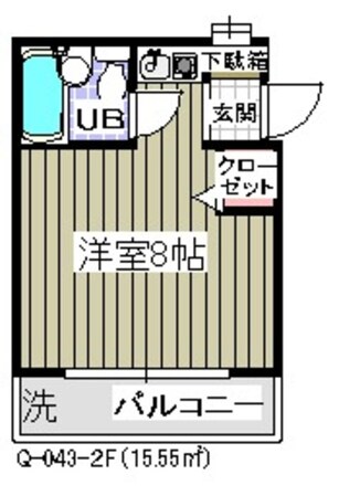 ローズアパートQ45番館の物件間取画像